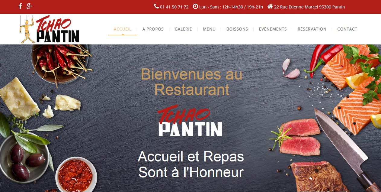 Tchao Pantin, Un projet de l'agence web CréaSites Bordeaux