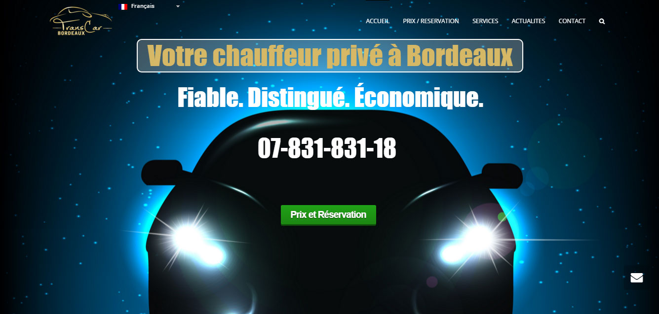 Infinity Services, Un projet de l'agence web CréaSites Bordeaux