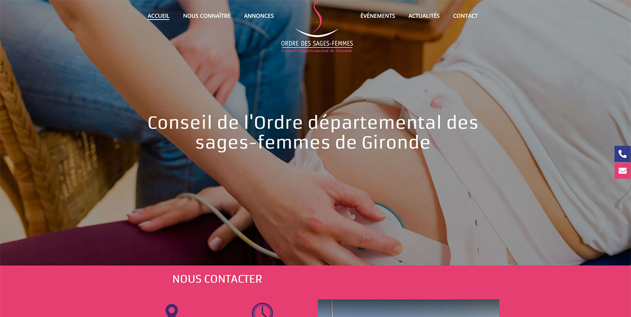 Création du site internet ODSF 33