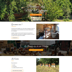 Création du site internet à Bordeaux de Miel de Gascogne