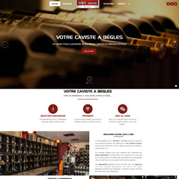 Création du site internet à Bordeaux de Vin Sens La Cave