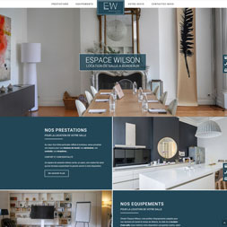 Site internet de l'Espace Wilson