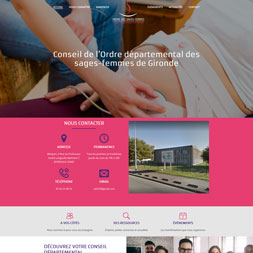 Création du site internet à Bordeaux d'ODSF 33