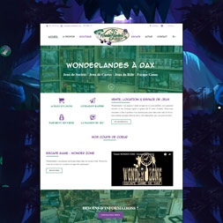 Création du site internet à Bordeaux de Wonderlandes