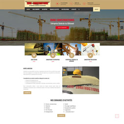 Création du site internet à Bordeaux de Dune Constructions